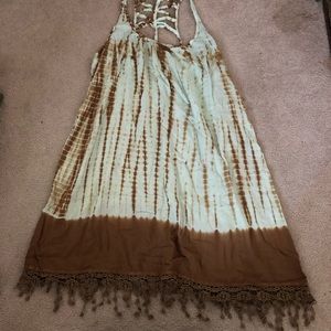 Flowy Dress - Earth Toned